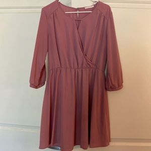 Nordstrom blush dress